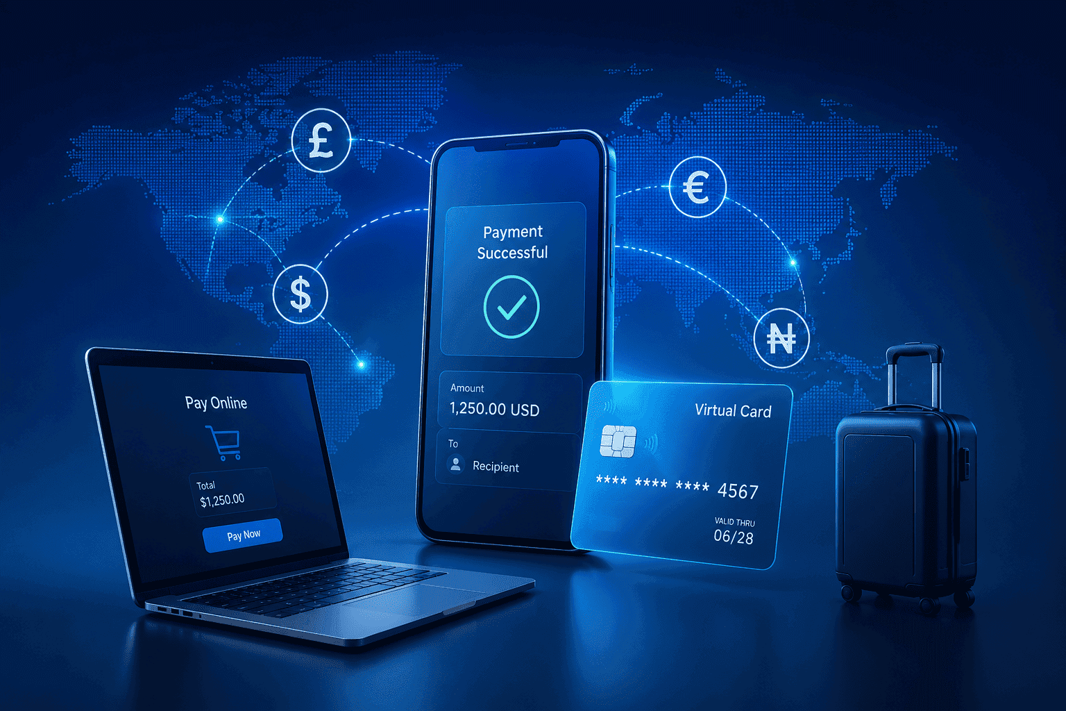Transfronterizo digital pagos y actividad financiera