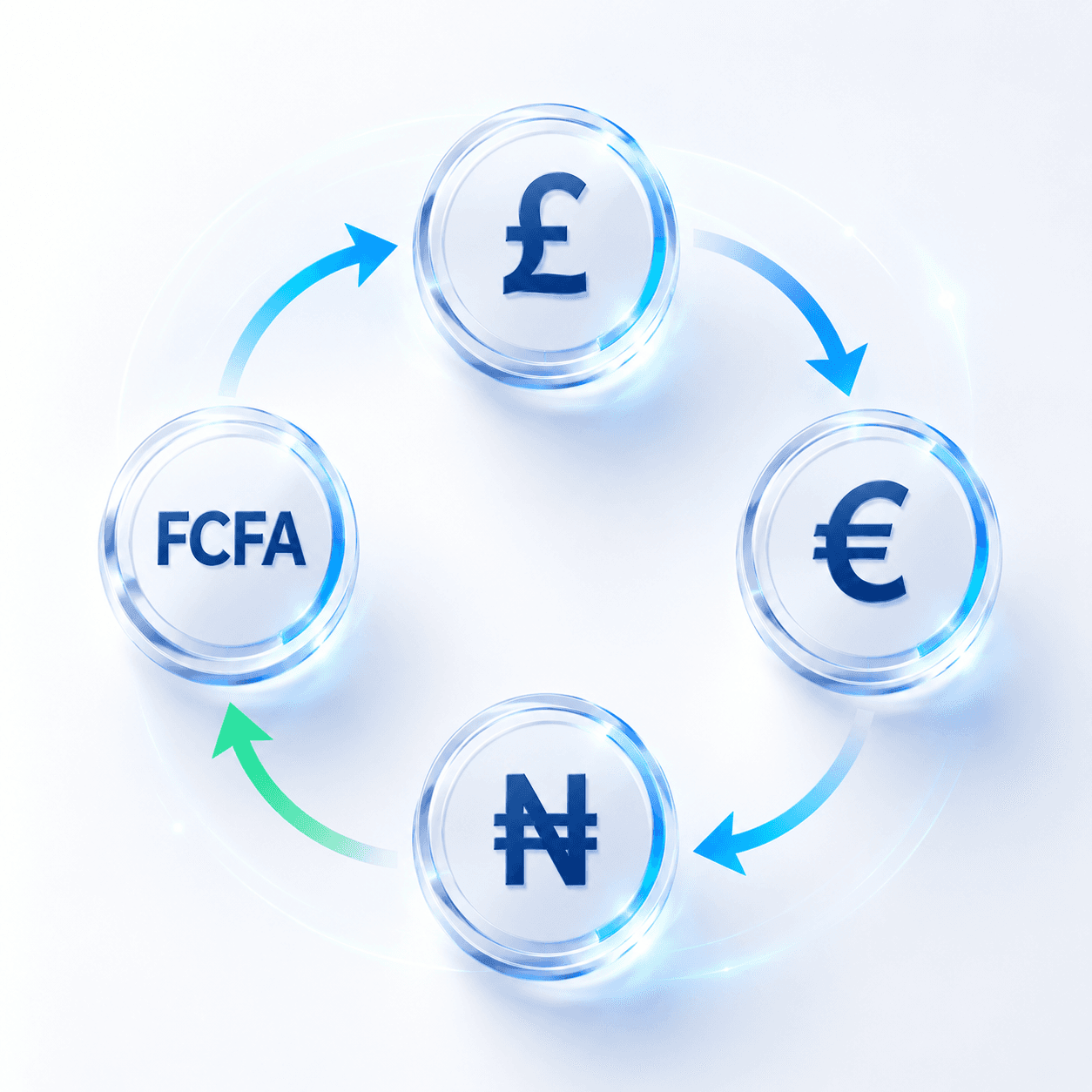 Real-time currency exchange rates